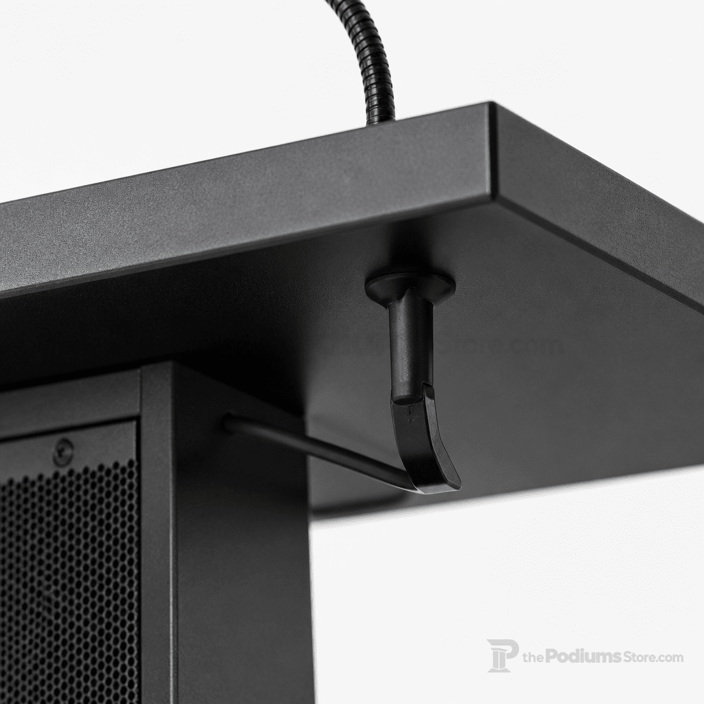 Sound Lectern — Black (PS-ZED) Sound Lectern ZED No Recommended Accessories No Battery - thePodiumsStore