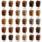 Spartan Solid Hardwood Lectern Hardwood Lectern PDSPA Light Oak 35 No Logo - thePodiumsStore