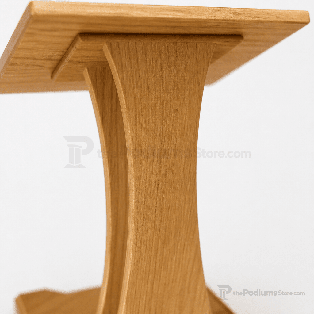 Speaker Wood Church Pulpit (PS-NC2W) Church Wood Pulpit NC2W Early American - thePodiumsStore