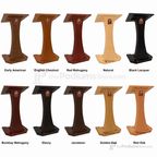 Speaker Wood Church Pulpit (PS-NC2W) Church Wood Pulpit NC2W Early American - thePodiumsStore