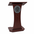 Speaker Wood Church Pulpit (PS-NC2W) Church Wood Pulpit NC2W Early American - thePodiumsStore