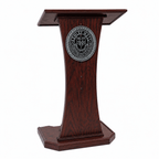 Speaker Wood Church Pulpit (PS-NC2W) Church Wood Pulpit NC2W Early American - thePodiumsStore