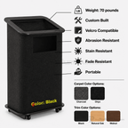 Spectrum Series Portable Lectern Portable Lectern CFL Charcoal Black - thePodiumsStore