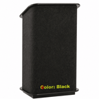Spectrum Series Portable Lectern Portable Lectern CFL Charcoal Black - thePodiumsStore