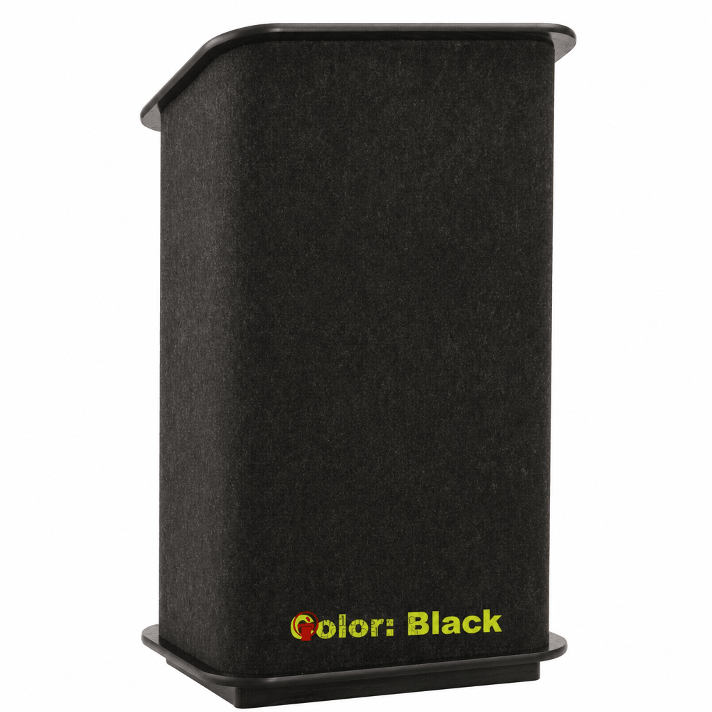 Spectrum Series Portable Lectern Portable Lectern CFL Charcoal Black - thePodiumsStore