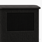 Spectrum Series Portable Lectern Portable Lectern CFL Charcoal Black - thePodiumsStore