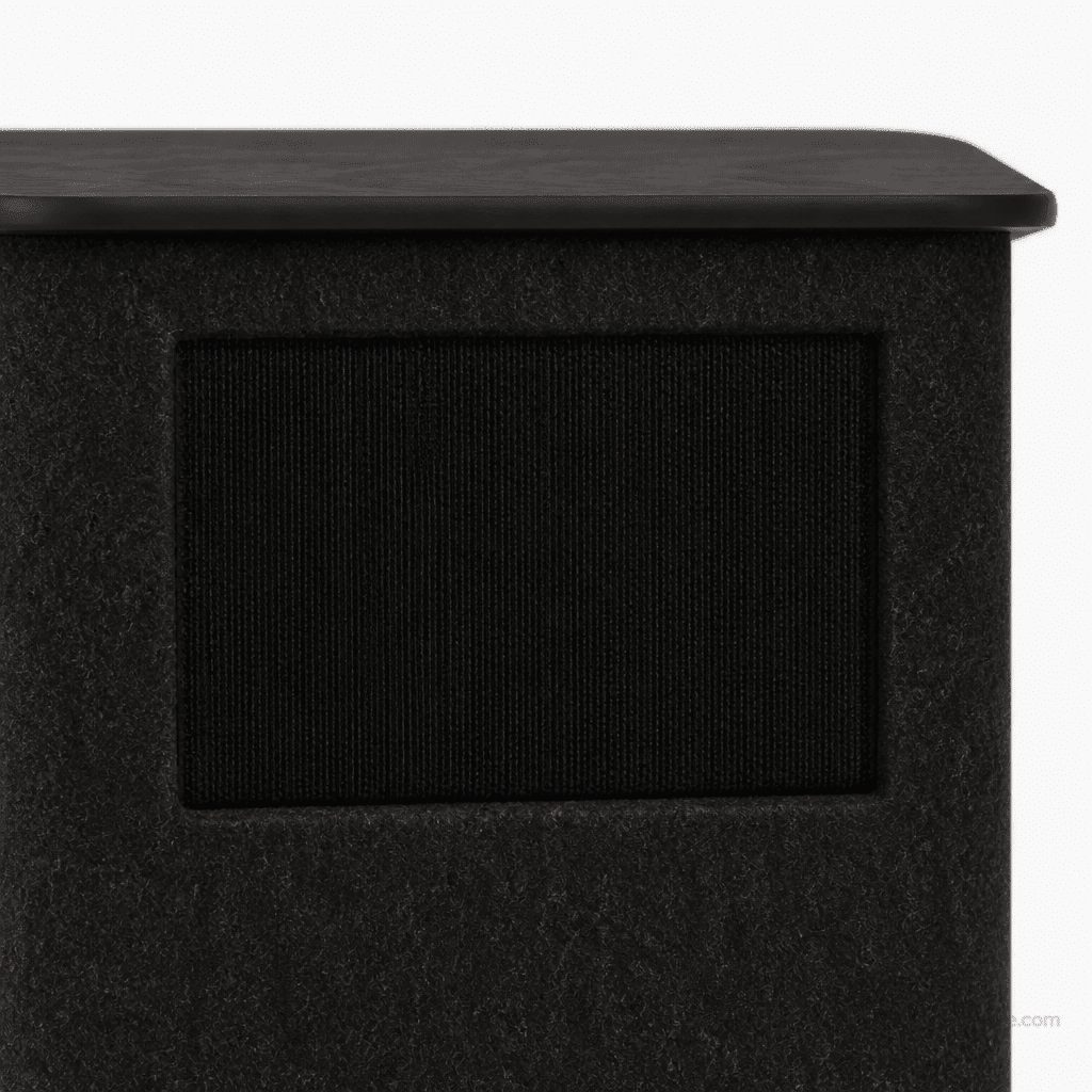Spectrum Series Portable Lectern Portable Lectern CFL Charcoal Black - thePodiumsStore