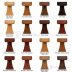 Statesman Solid Hardwood Lectern (Non-Sound) Hardwood Lectern STM019-O Oak Natural (Clear Finish) - thePodiumsStore