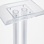 Acrylic Lectern 2 Column - FREE SHIPPING! · Macro close-up of acrylic craftsmanship