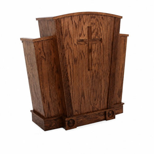 Church Wood Pulpit Victory Style with Fluting 310 - FREE SHIPPING! · Main product on white background
