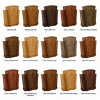Church Wood Pulpit Victory Style with Fluting 310 - FREE SHIPPING! · All stain color variants grid