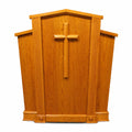 Church Wood Pulpit Victory Style V Shape with Fluting 300 - FREE SHIPPING! · Main product on white background