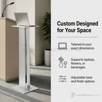 TA1 Contemporary Aluminum Side Table Side Table TA14-V14 - thePodiumsStore