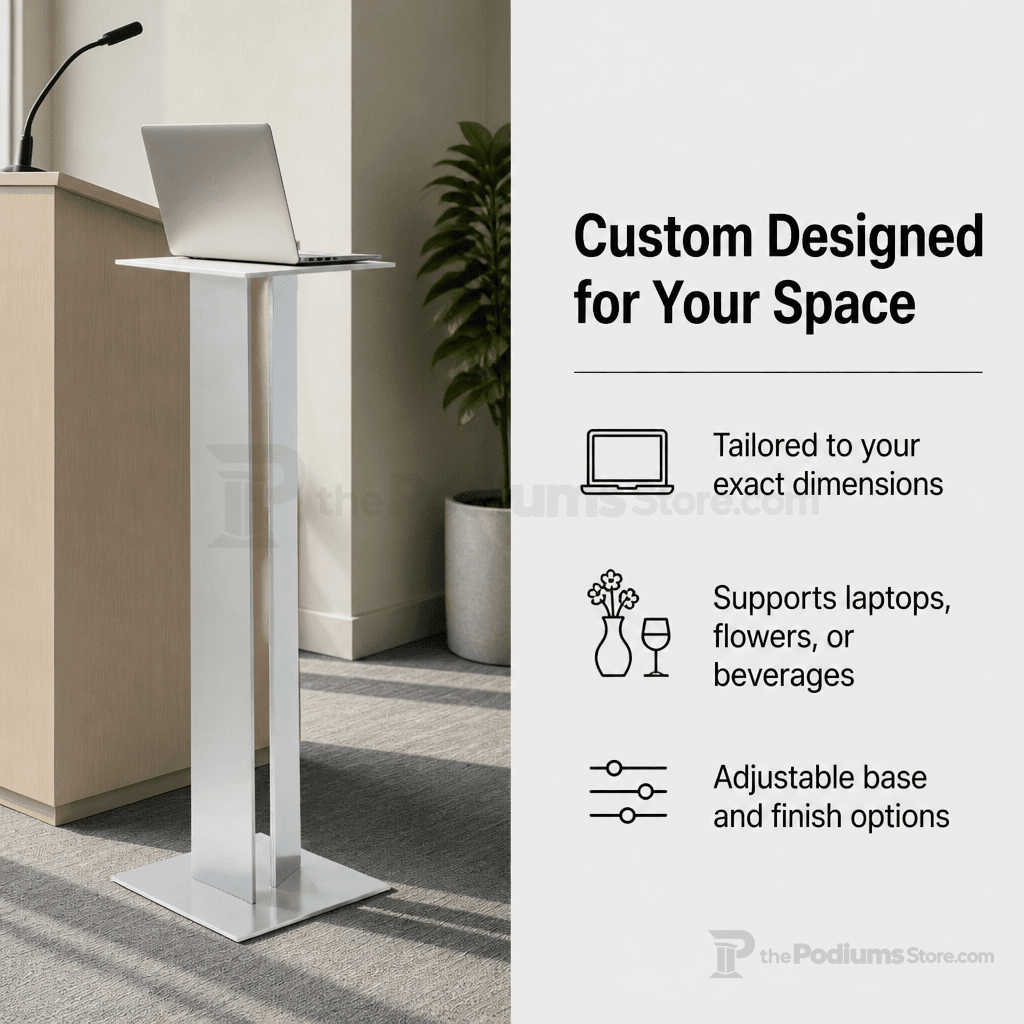 TA1 Contemporary Aluminum Side Table Side Table TA14-V14 - thePodiumsStore