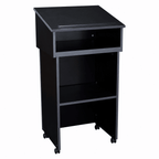 Tabletop Lectern with Base — Black (PS-22-112) Non-Sound Lectern 22/112-BK Black - thePodiumsStore