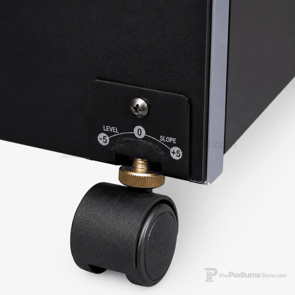 Tabletop Lectern with Base — Black (PS-22-112) Non-Sound Lectern 22/112-BK Black - thePodiumsStore
