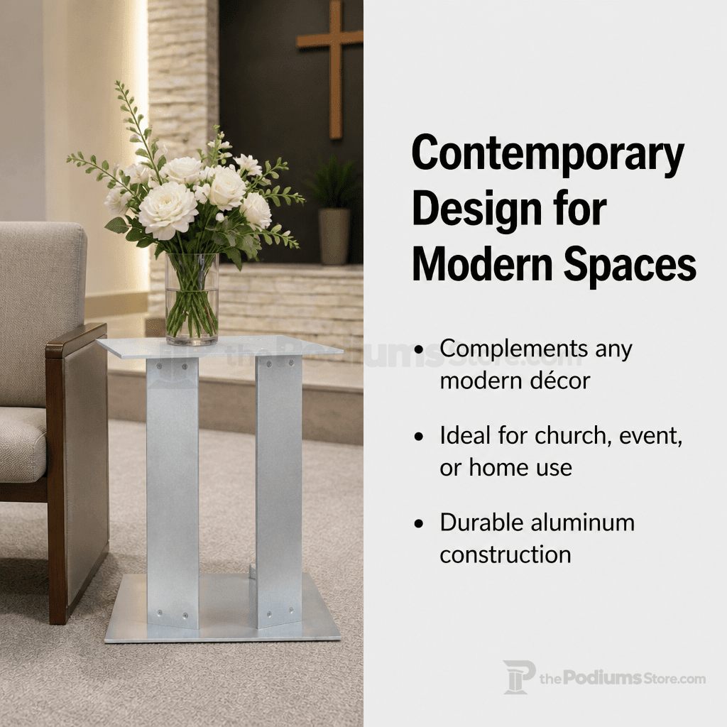 TC1 Contemporary Aluminum Side Table Side Table TC1-V20 - thePodiumsStore
