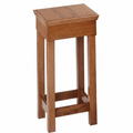 Tiered Wood Church Flower Stand (PS-400) Flower Stand NO 400FLW Light Oak 35 - thePodiumsStore