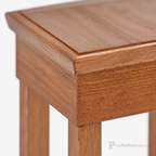 Tiered Wood Church Flower Stand (PS-400) Flower Stand NO 400FLW Light Oak 35 - thePodiumsStore