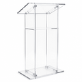 Traditional Acrylic Lectern (PS-SN3075) Acrylic Lectern LECTKD Clear Acrylic - thePodiumsStore