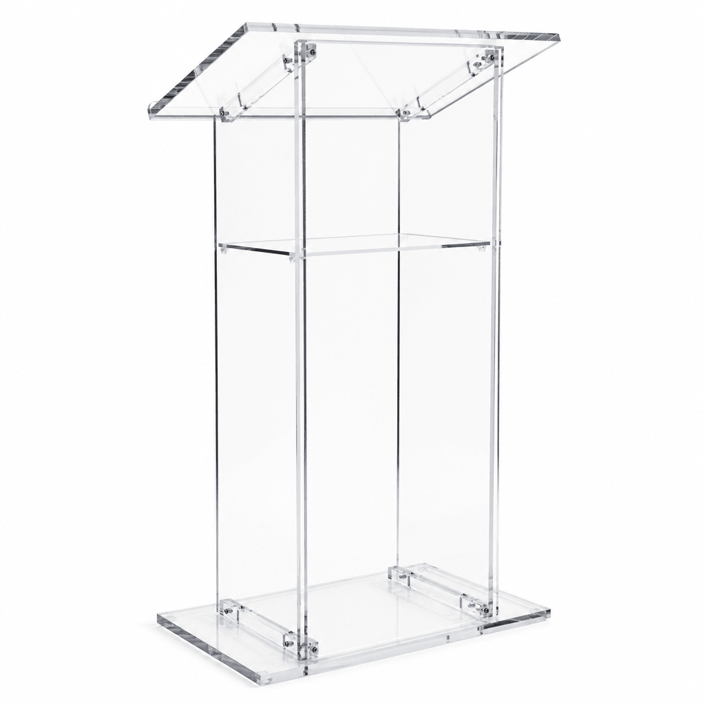 Traditional Acrylic Lectern (PS-SN3075) Acrylic Lectern LECTKD Clear Acrylic - thePodiumsStore