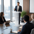Vail Clear Acrylic Lectern Acrylic Lectern KLVT - thePodiumsStore