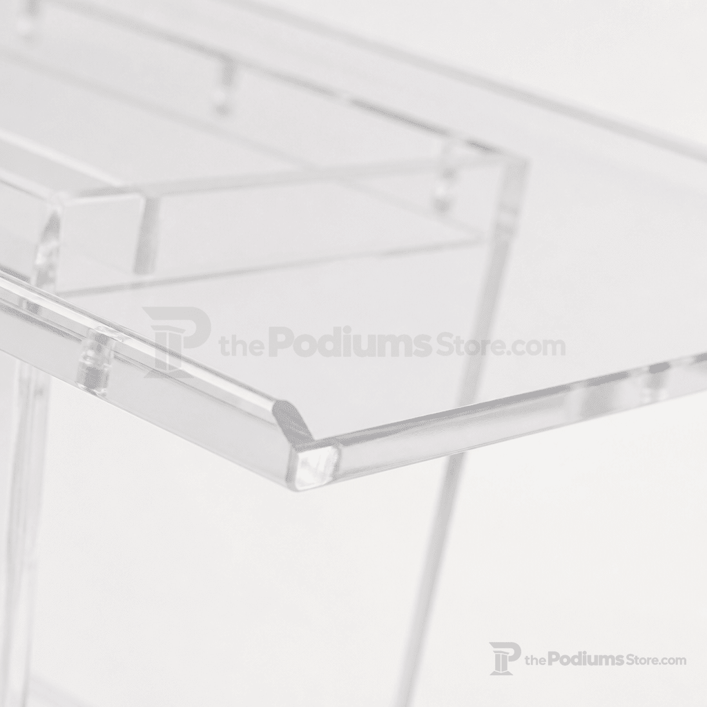 Vail Clear Acrylic Lectern Acrylic Lectern KLVT - thePodiumsStore
