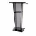 Vail Gray Acrylic Lectern Acrylic Lectern KLVTG - thePodiumsStore