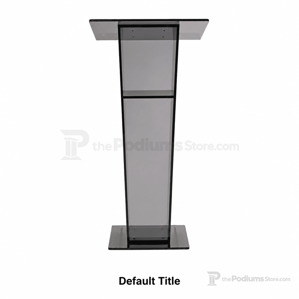 Vail Gray Acrylic Lectern Acrylic Lectern KLVTG - thePodiumsStore