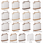 Winged Fluted Wood Church Pulpit (PS-820W) Church Wood Pulpit NO. 820W Light Oak 35 No White - thePodiumsStore
