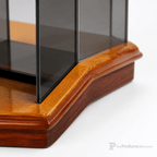 Winged Glass Church Pulpit (PS-NC1) Glass Pulpit NC1 Black Lacquer - thePodiumsStore