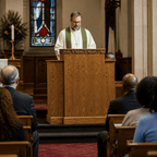 Winged Scrollwork Wood Church Pulpit (PS-500W) Church Wood Pulpit NO 500W Light Oak 35 - thePodiumsStore
