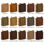 Winged Wood Church Pulpit (PS-200W) Church Wood Pulpit NO 200W Light Oak 35 - thePodiumsStore