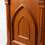 Winged Wood Church Pulpit (PS-900W) Church Wood Pulpit NO 900W-1 900W-1 - thePodiumsStore
