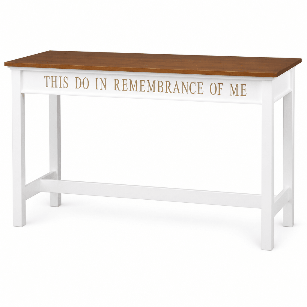 Winged Wood Communion Table (PS-815) Communion Table NO. 815 Light Oak 35 - thePodiumsStore