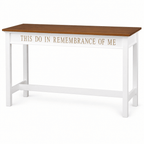 Winged Wood Communion Table (PS-815) Communion Table NO. 815 Light Oak 35 - thePodiumsStore