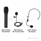 Wireless PA System (PS-PRA-8000) PA System PRA-8000/PRA8-5 LWM-5 Wireless Mic Handheld - thePodiumsStore