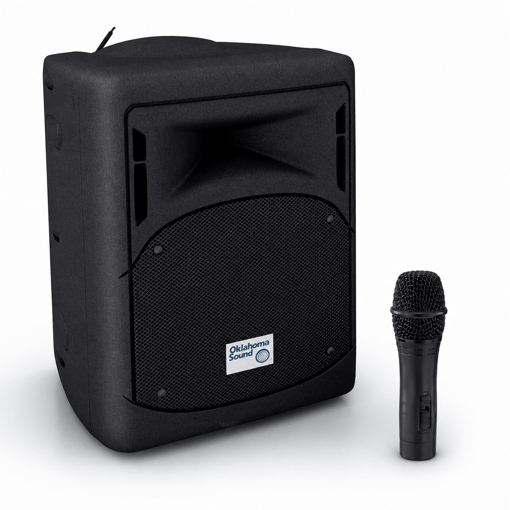 Wireless PA System (PS-PRA-8000) PA System PRA-8000/PRA8-5 LWM-5 Wireless Mic Handheld - thePodiumsStore