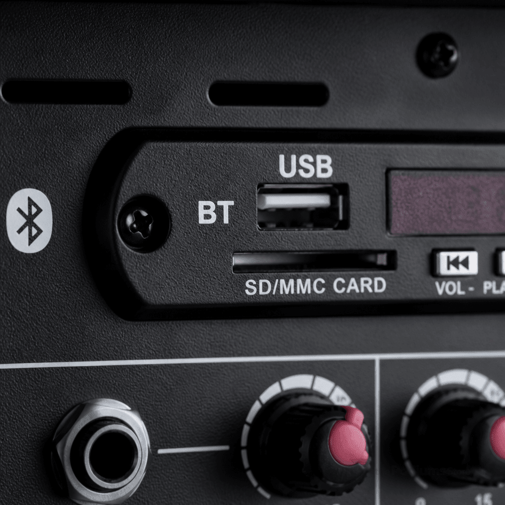 Wireless PA System (PS-PRA-8000) PA System PRA-8000/PRA8-5 LWM-5 Wireless Mic Handheld - thePodiumsStore