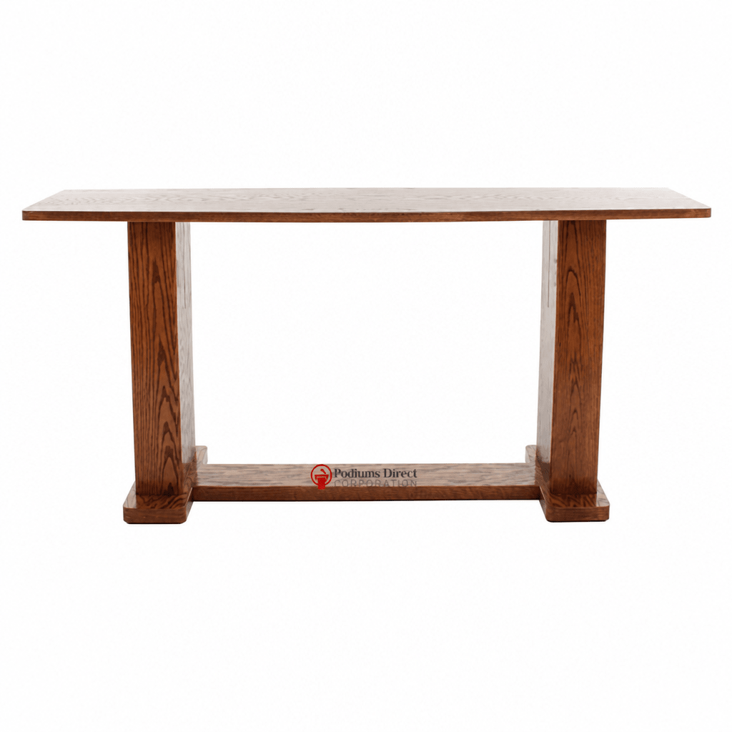 Wood & Acrylic Communion Table (PS-780) Communion Table 780 Light Oak 35 - thePodiumsStore