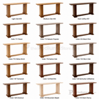 Wood & Acrylic Communion Table (PS-780) Communion Table 780 Light Oak 35 - thePodiumsStore