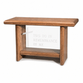 Wood & Acrylic Communion Table (PS-P201) Communion Table P201 Light Oak 35 - thePodiumsStore