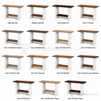 Wood & Acrylic Communion Table (PS-P203) Communion Table P203 Light Oak 35 - thePodiumsStore