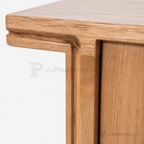 Wood & Acrylic Communion Table (PS-P204) Communion Table P204 Light Oak 35 No Routed Cross - thePodiumsStore