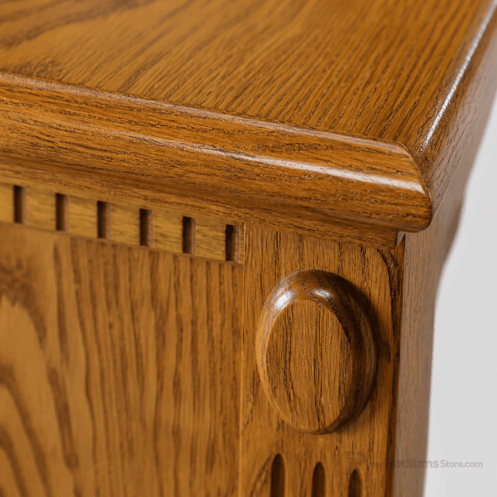 Wood Baptismal Font (PS-TBF-100) Baptismal Font TBF-100 Light Oak 35 - thePodiumsStore