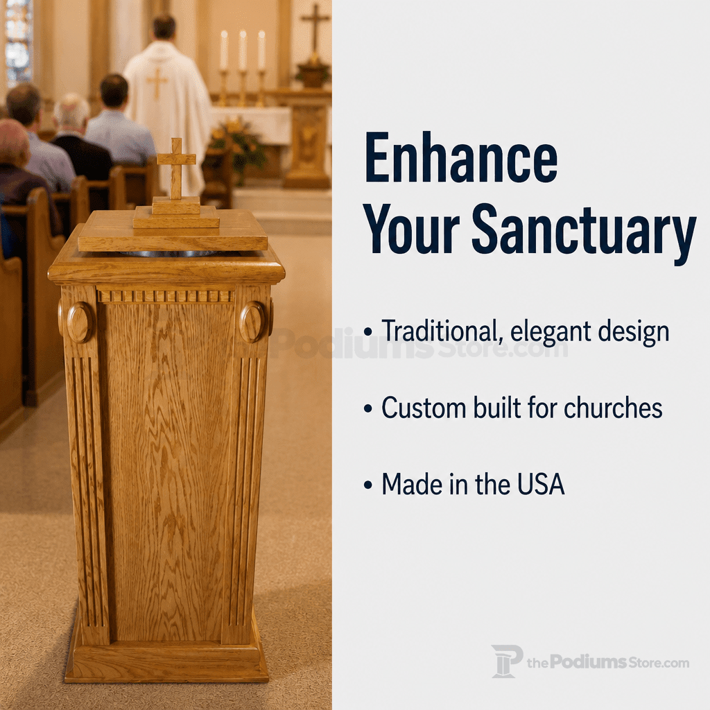 Wood Baptismal Font (PS-TBF-100) Baptismal Font TBF-100 Light Oak 35 - thePodiumsStore