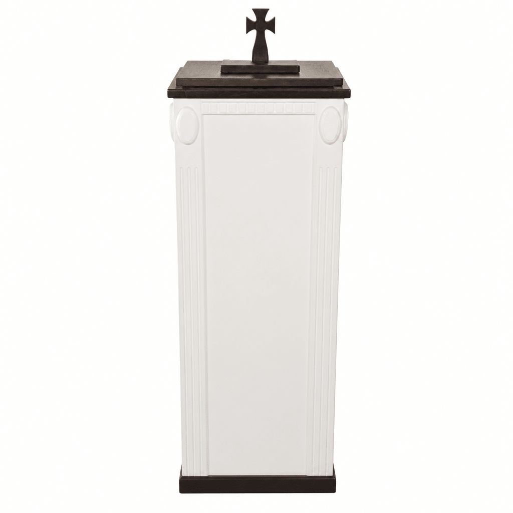 Wood Baptismal Font (PS-TBF-600) Baptismal Font TBF-600 Light Oak 35 - thePodiumsStore