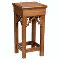 Wood Church Flower Stand (PS-200F) Flower Stand NO 200F Light Oak 35 - thePodiumsStore