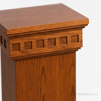 Wood Church Flower Stand (PS-900) Flower Stand NO 900 FLW Light Oak 35 - thePodiumsStore