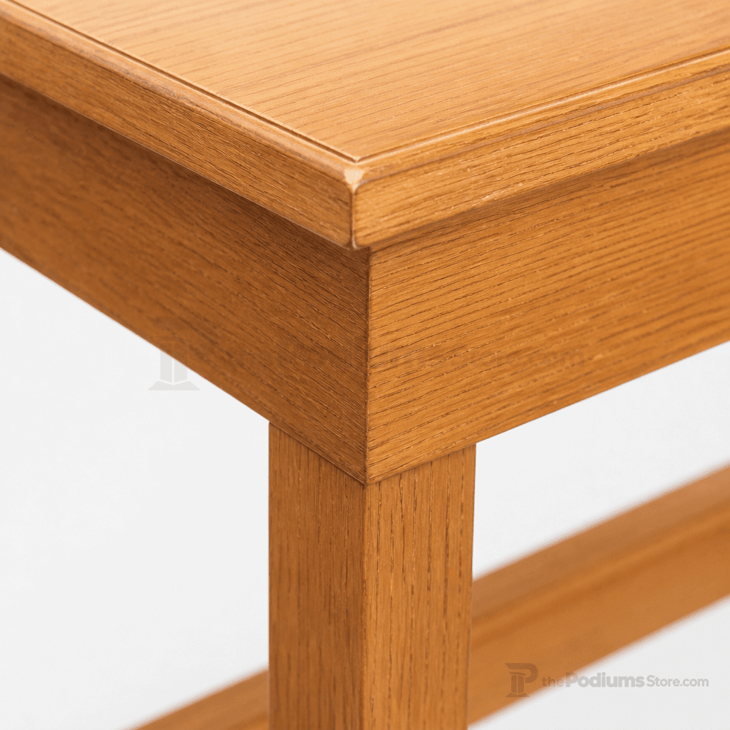 Wood Church Offering Table (PS-305) Offering Table 305 Light Oak 35 - thePodiumsStore